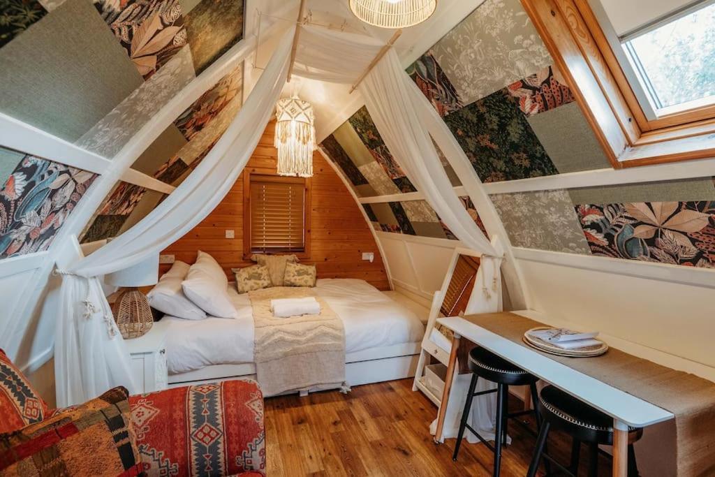 Robin Nest - Cosy Shepherd'S Hut Hideaway Callington Zewnętrze zdjęcie